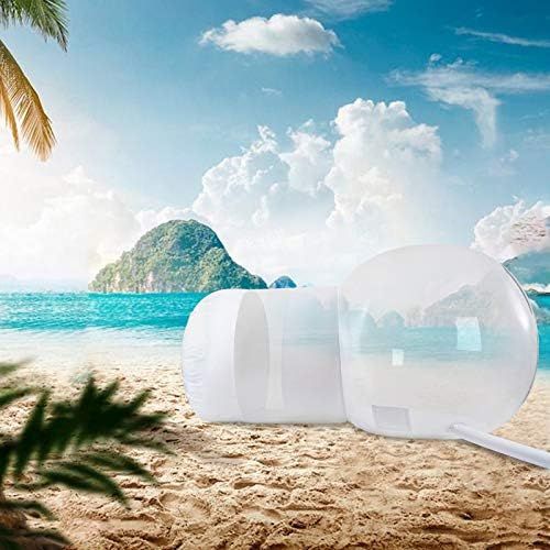  CNCEST Inflatable Bubble House, Waterproof Luxurious Transparent Outdoor Dome Single Tunnel Inflatable Bubble Tent with Blower for Camping, Music Festival, Stargazing