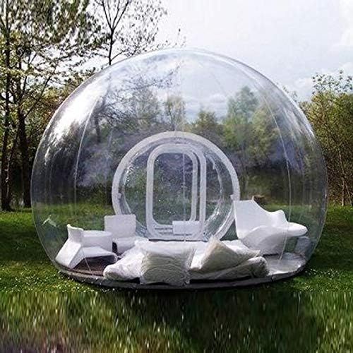  CNCEST Inflatable Bubble House, Waterproof Luxurious Transparent Outdoor Dome Single Tunnel Inflatable Bubble Tent with Blower for Camping, Music Festival, Stargazing