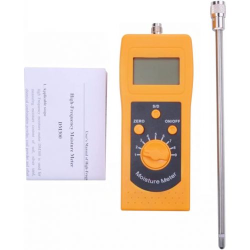  [아마존베스트]CNYST Sand Moisture Tester Meter High Frequency Silt River Sand Moisture Content Measuring DM300L with LCD Display