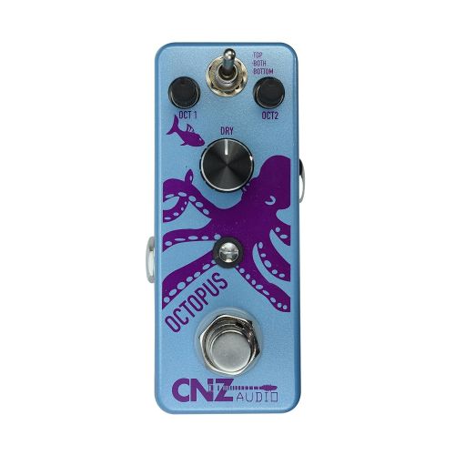  CNZ Audio Octopus - Octave Guitar Effects Pedal, True Bypass
