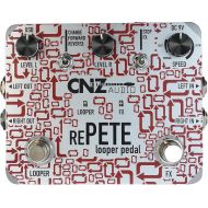 CNZ Audio Re-Pete Stereo Looper Guitar Effects Pedal, Unlimited Overdub, Dual Input & Output Loop, Forward, Reverse, Volume Control, True Bypass, Much More