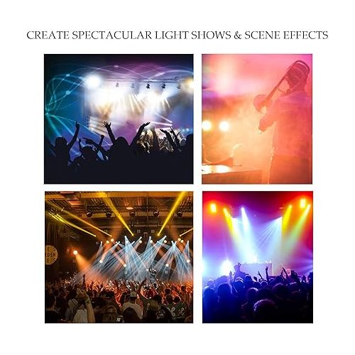  CO-Z 192 DMX 512 Stage DJ Light Controller Lighting Mixer Board Console for Light Shows, Party Disco Pub Night Club DJs KTV Bars and Moving Heads