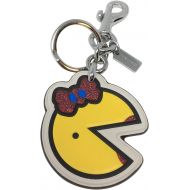 Coach Ms Pac-Man Bag Charm Key Chain Yellow F73428, Small