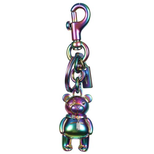  Coach 3 - D Bear Bag Purse Charm Key Fob Chain Hologram Color