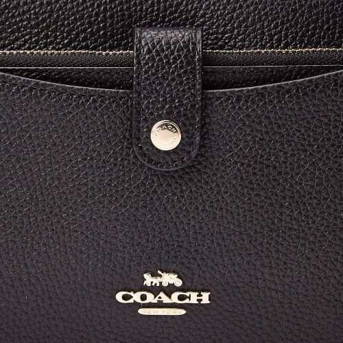  COACH Womens Pop Up Messenger in Polished Pebble Leather