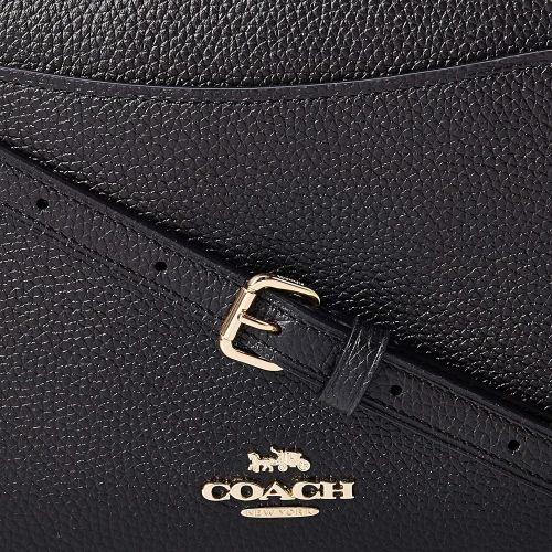  COACH Womens Camera Bag in Polished Pebble Leather
