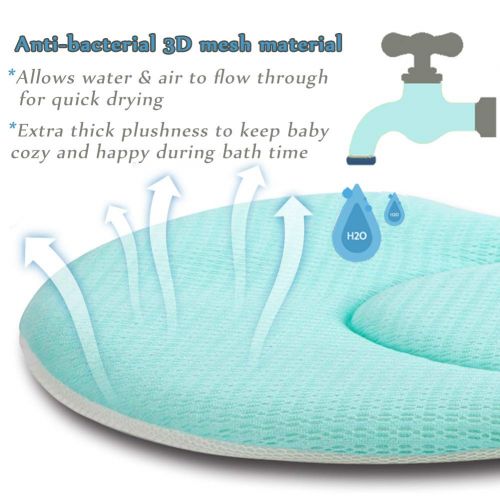  [아마존베스트]COALA HOLA Baby Bath Cushion Sink Bather, Soft Quick Drying Bathtub Mat for Infant Bathing Tub Seat...