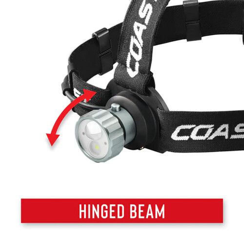  COAST HL45 Dual-Color Wide-Angle Flood Beam LED Headlamp (Clamshell Packaging)