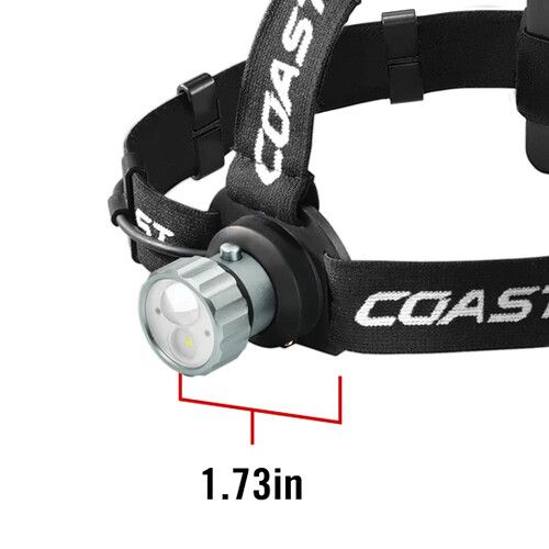  COAST HL45 Dual-Color Wide-Angle Flood Beam LED Headlamp (Clamshell Packaging)