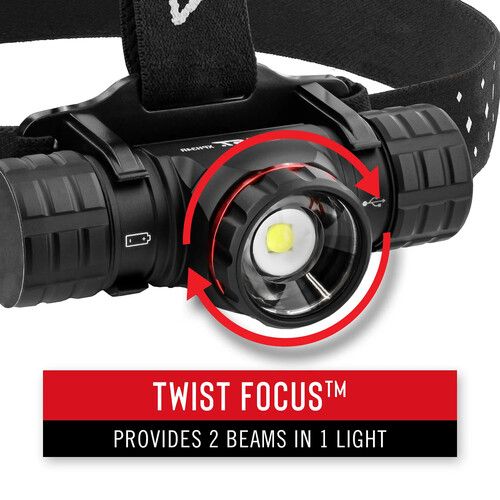  COAST XPH34R Rechargeable LED Headlamp in Vending Package