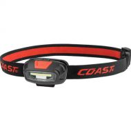 COAST FL13 Dual-Color Utility Beam COB LED Headlamp (Red/Black, Clamshell Packaging)