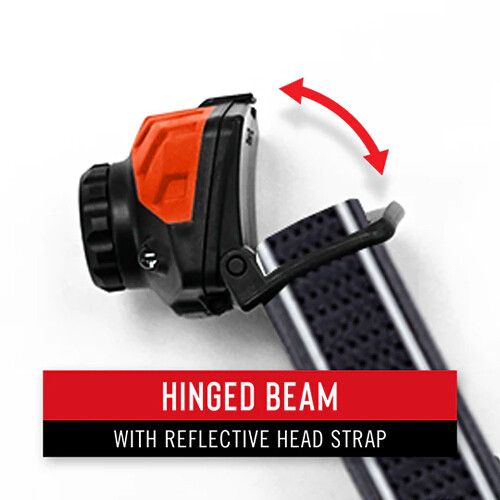  COAST FL75R Dual-Color Pure Beam Focusing Rechargeable LED Headlamp (Orange/Gray)