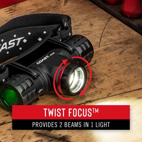  COAST XPH30R Rechargeable LED Headlamp (Display Box)