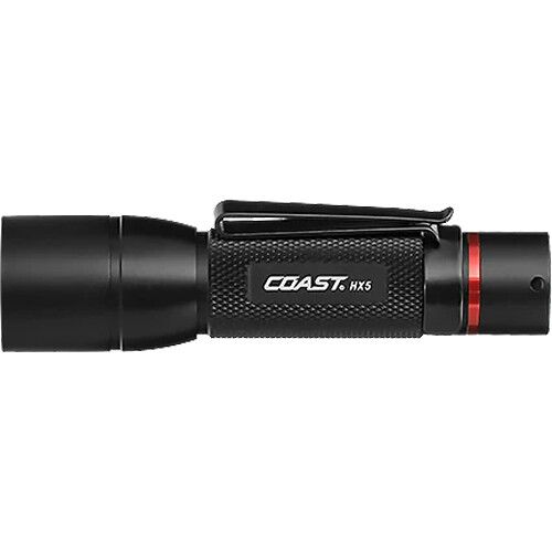  COAST HX5 Pure Beam Focusing Flashlight (Black,?Clamshell Packaging)