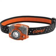 COAST FL78 Dual-Color Pure Beam Focusing LED Headlamp (Orange, Sporting Goods Clamshell Packaging)