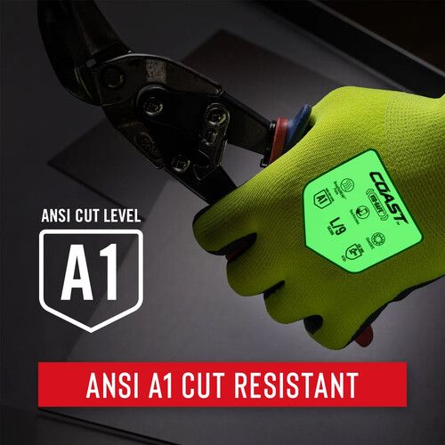  COAST SG300 High-Vis Glow Safety Gloves (X-Large)