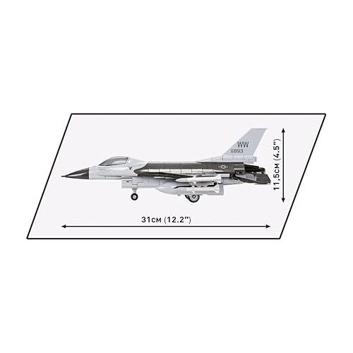  COBI Armed Forces F-16 Fighting Falcon Aircraft