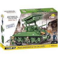 COBI Historical Collection World War II M4A3 Sherman & T34 Calliope Executive Edition