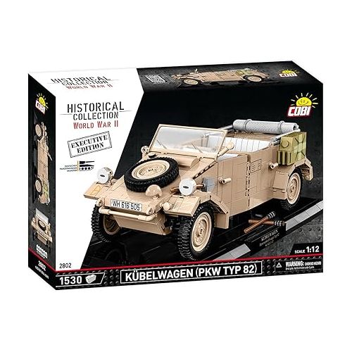  COBI Historical Collection WWII Kubelwagen (PKW Type 82) Tank - Executive Edition