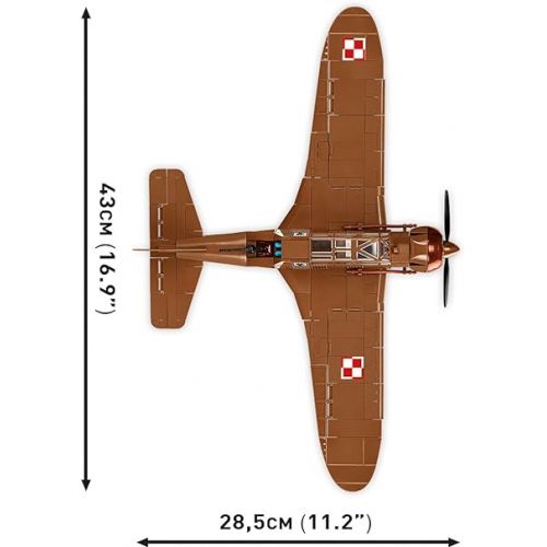  COBI Historical Collection WWII PZL.23 Crucian Aircraft