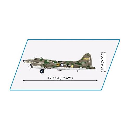  COBI Historical Collection WWII Boeing™ B-17F Flying Fortress™ Memphis Belle Aircraft - Executive Edition 49,5x14x66 cm