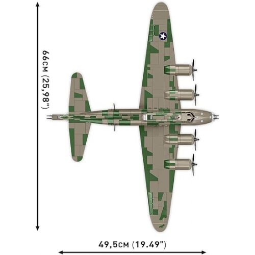  COBI Historical Collection WWII Boeing™ B-17F Flying Fortress™ Memphis Belle Aircraft - Executive Edition 49,5x14x66 cm