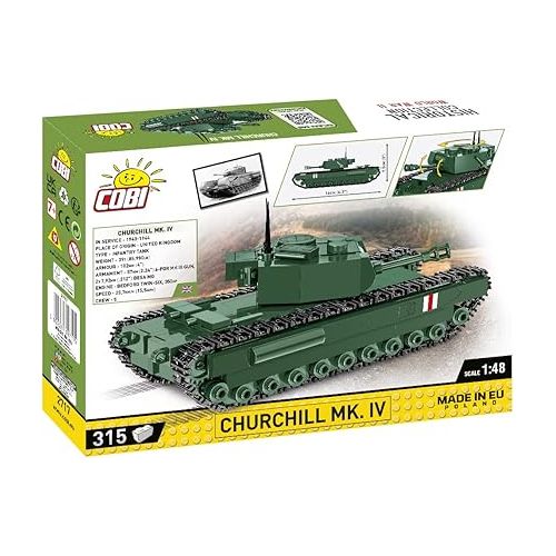  COBI Historical Collection World War II Churchhill MK. IV Tank