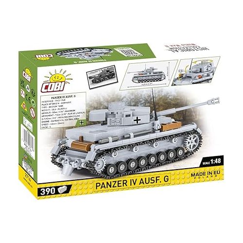  COBI Historical Collection World War II Panzer IV AUSF. G Tank for Unisex Children