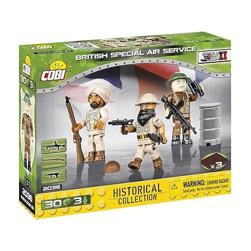  COBI Historical Collection British Special Air Service Figures, Desert Camouflage