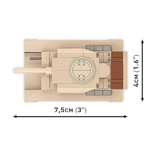  COBI Historical Collection WWII Pazner III Ausf. L 1:72 Scale Tank