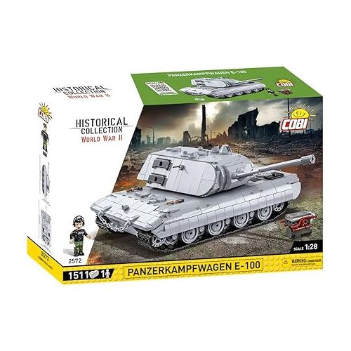  COBI Historical Collection: World War II Panzerkampfwagen E-100 Tank