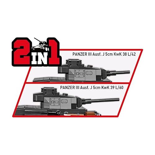  COBI Historical Collection WWII Panzer III Ausf. J Tank