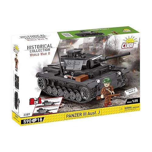  COBI Historical Collection WWII Panzer III Ausf. J Tank