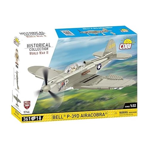  COBI Historical Collection WWII Bell® P-39D AIRACOBRA® Aircraft