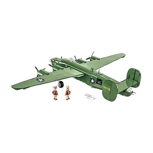  COBI Historical Collection WWII Consolidated B-24®D LIBERATOR® Plane Army Green, Large