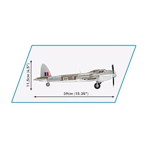  COBI Historical Collection WWII De Havilland DH.98 Mosquito Plane, Wood