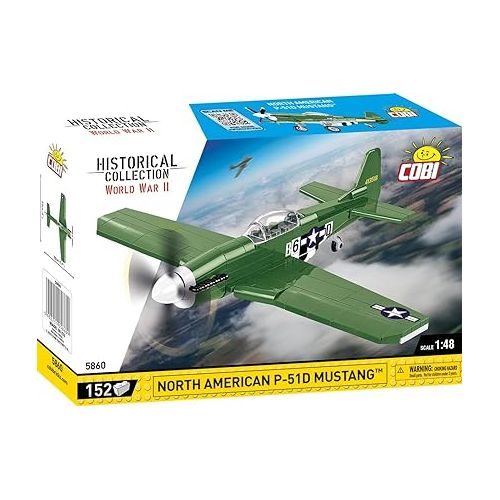  COBI Historical Collection North American P-51D Mustang Aircraft