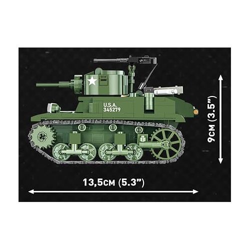  COBI Company of Heroes 3 M3A1 Stuart Tank