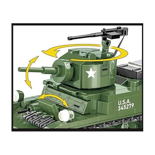  COBI Company of Heroes 3 M3A1 Stuart Tank