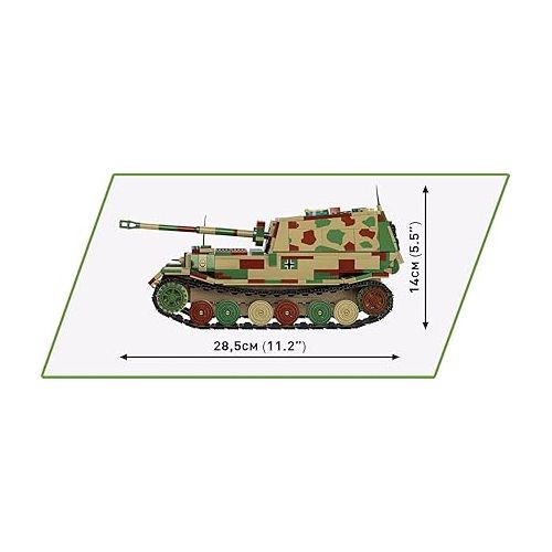  COBI Historical Collection WWII Panzerjager Tiger (P) Elefant Tank