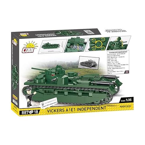  COBI Historical Collection: The Tank Museum Vickers A1E1 Independent Heavy Tank