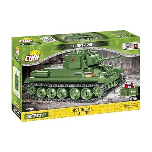  COBI Historical Collection T-34/76 Tank Green