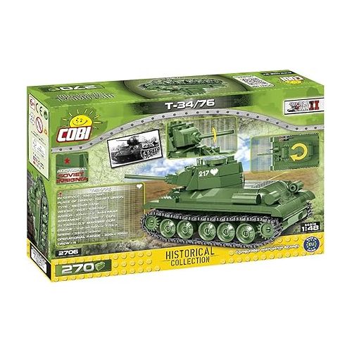  COBI Historical Collection T-34/76 Tank Green