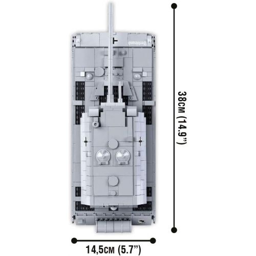  World of tanks World of Tanks, COBI 3024, SDKFZ 205 PZKF VII MAUS, Small Army Model Kit, 900 building bricks