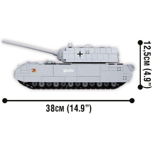  World of tanks World of Tanks, COBI 3024, SDKFZ 205 PZKF VII MAUS, Small Army Model Kit, 900 building bricks