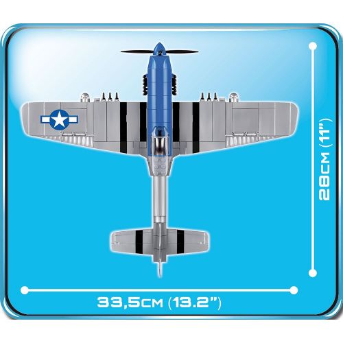  COBI Small Army - Historical Collection - North American P-51D Mustang Plane Building Kit