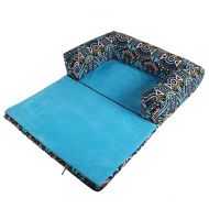 COBIY Foldable Warm Soft Dog Bed Cozy Pets Cushion Mat for Extra Small Large Dogs Ken