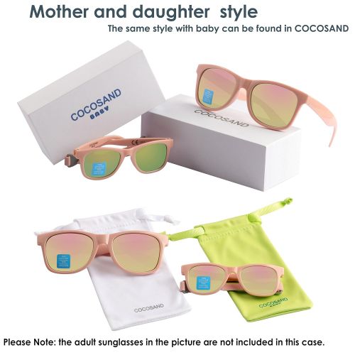  COCOSAND Gift Set Navigator Toddler Baby Sunglasses with Straps BPA free 0-24months