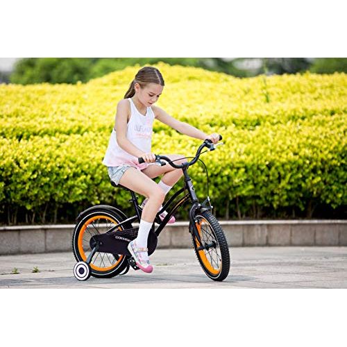  COEWSKE Kids Bike Steel Frame Children Bicycle 14-16 Inch with Training Wheel