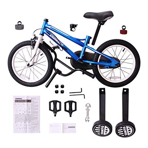  COEWSKE BMX Cycling Kid Bikes Children Bicycle for Girl and Boy 12-16 Inch with Training Wheel